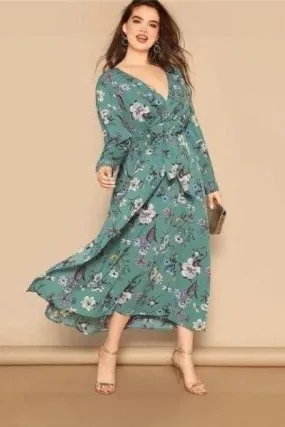 Robe bohème grande taille femme