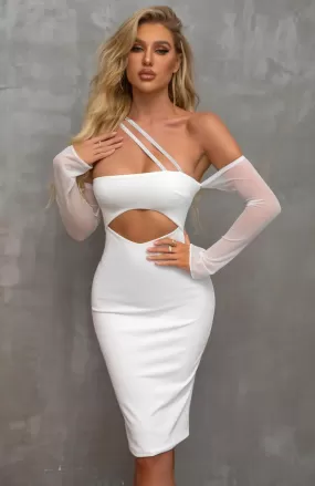 Robe Bustier Blanche Courte