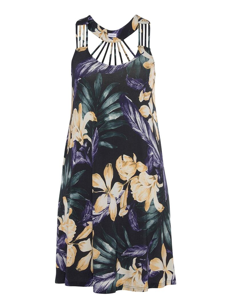 Robe de plage sans manches Tropic - Multicolore