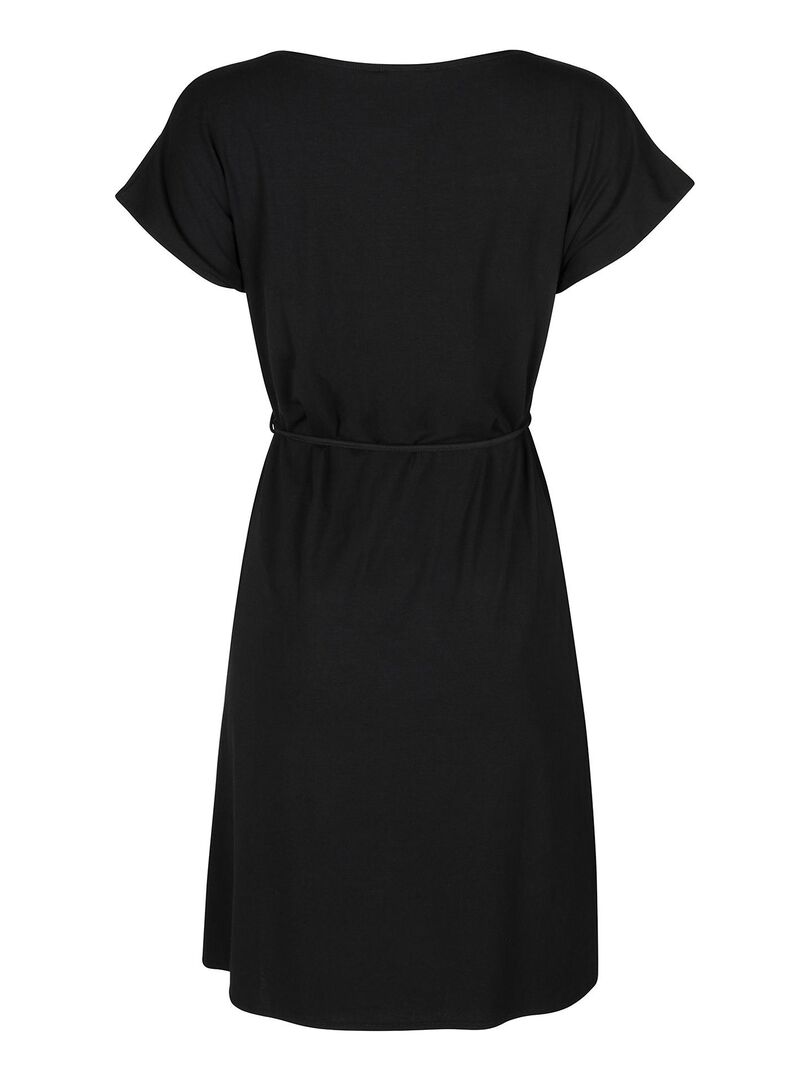 Robe estivale manches courtes Quinby - Noir