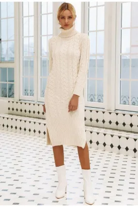 Robe longue bohème chic hiver