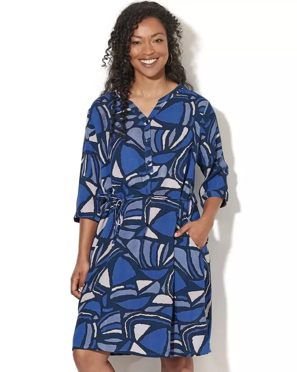 Robe manches 3/4 à motifs Agathe et Louise