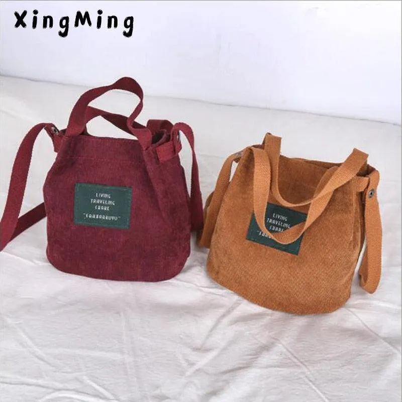 Sac Bohème Seau Toile Cordon