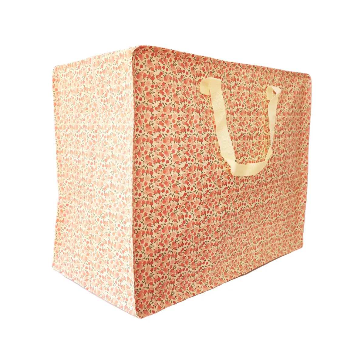 Sac de rangement à fleurs roses Jolie saison - Le petit Souk