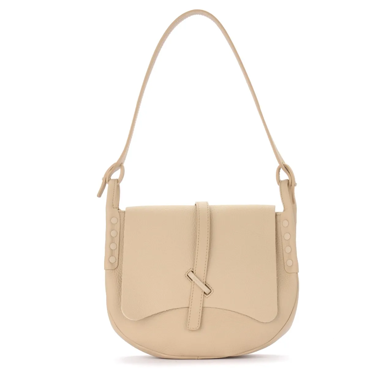 Sac porté épaule Zanellato Amina Pura Luxethic couleur beige
