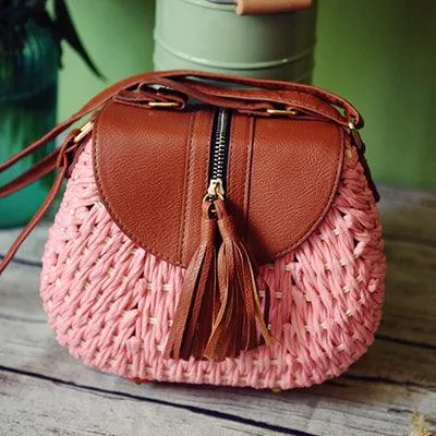 Sac à Main Paille Bohème