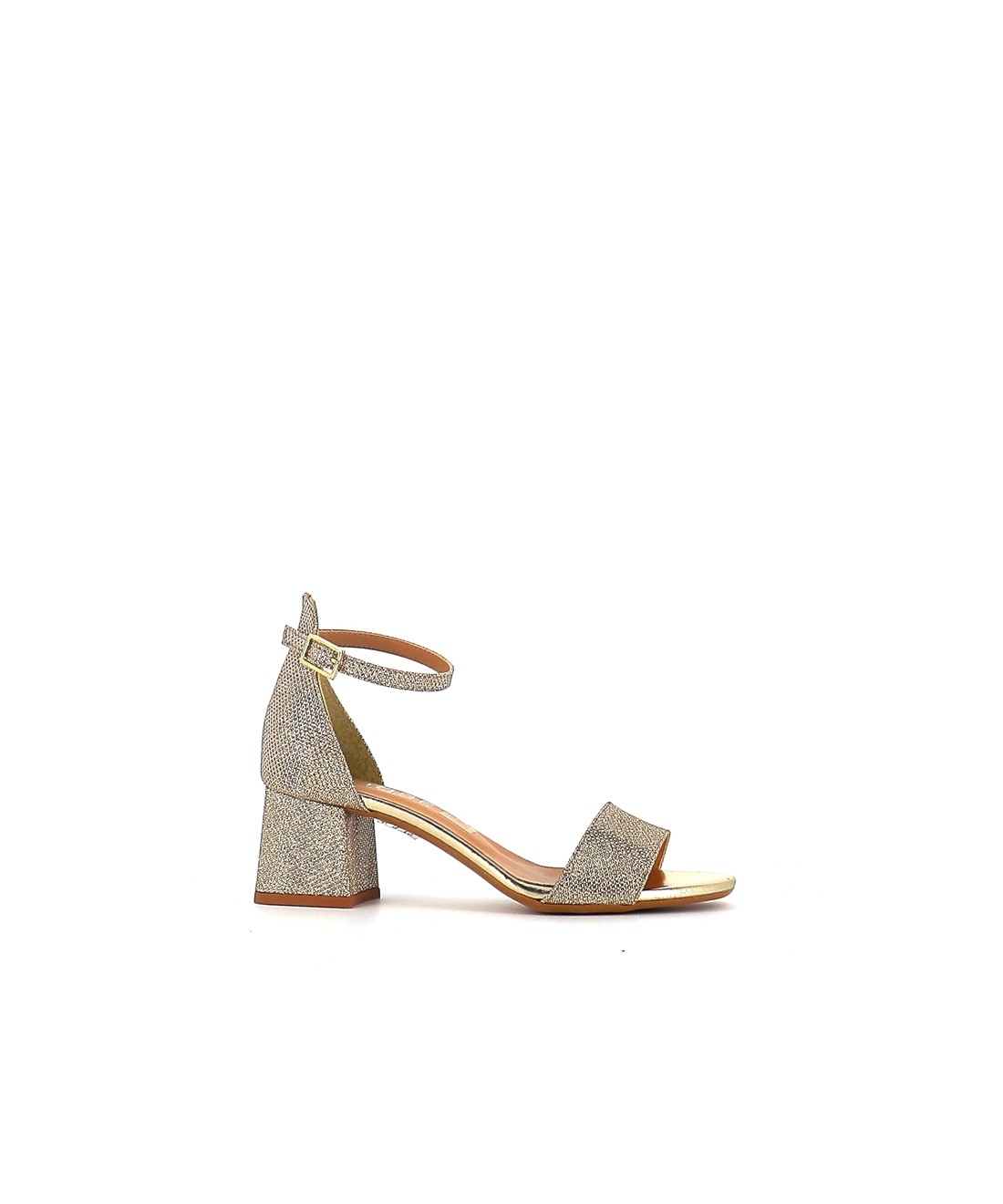 SANDALES VERA60 TISSU OR