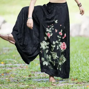 Sarouel Femme à Fleur