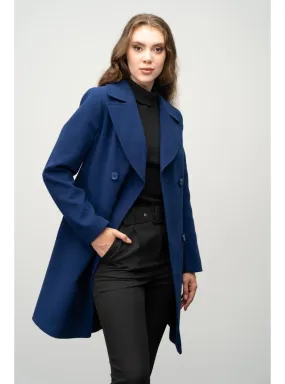 Saxe Blue - Men's collar - Coat