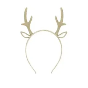Serre tête cerf paillettes dorées Roodoudou - Le petit Souk