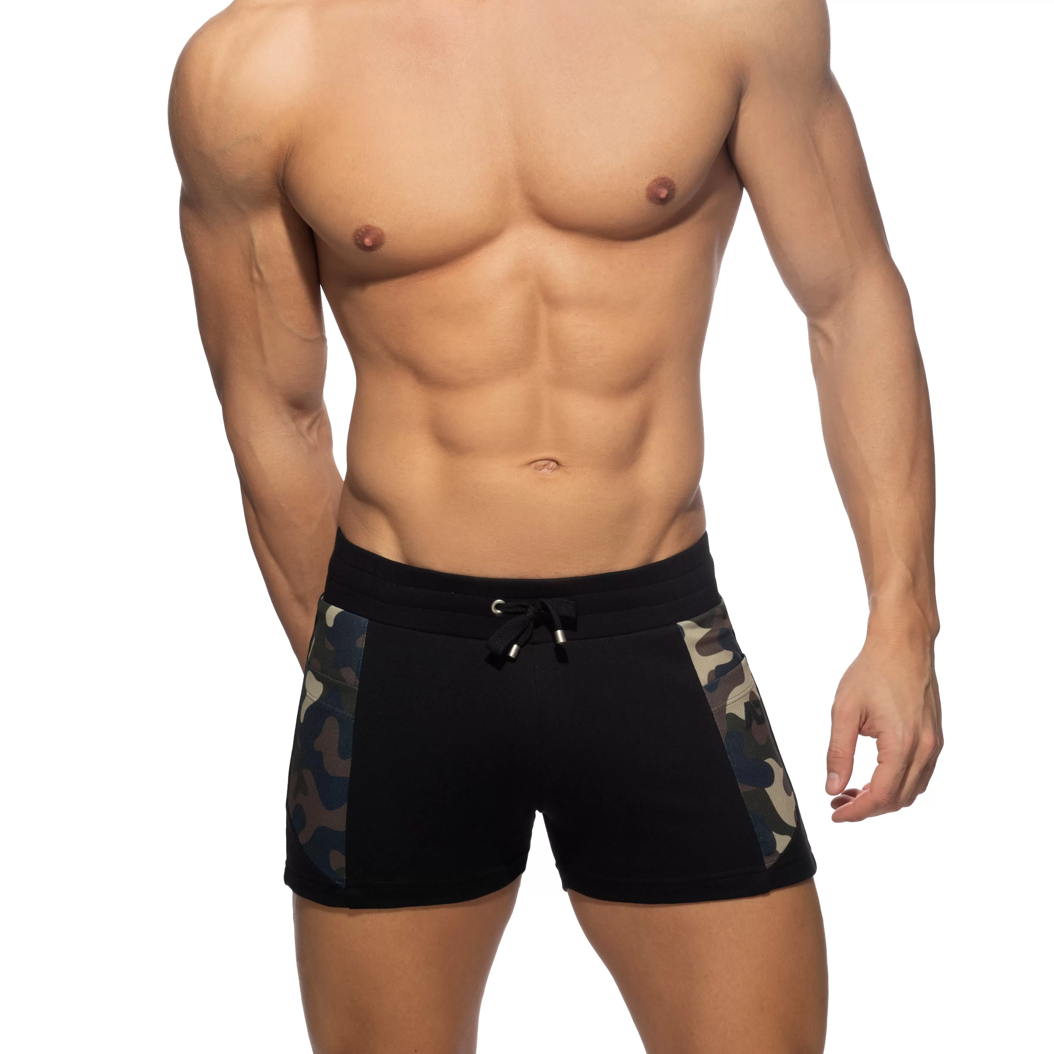 Short AD Cotton - noir - ADDICTED : vente short homme ADDICTED