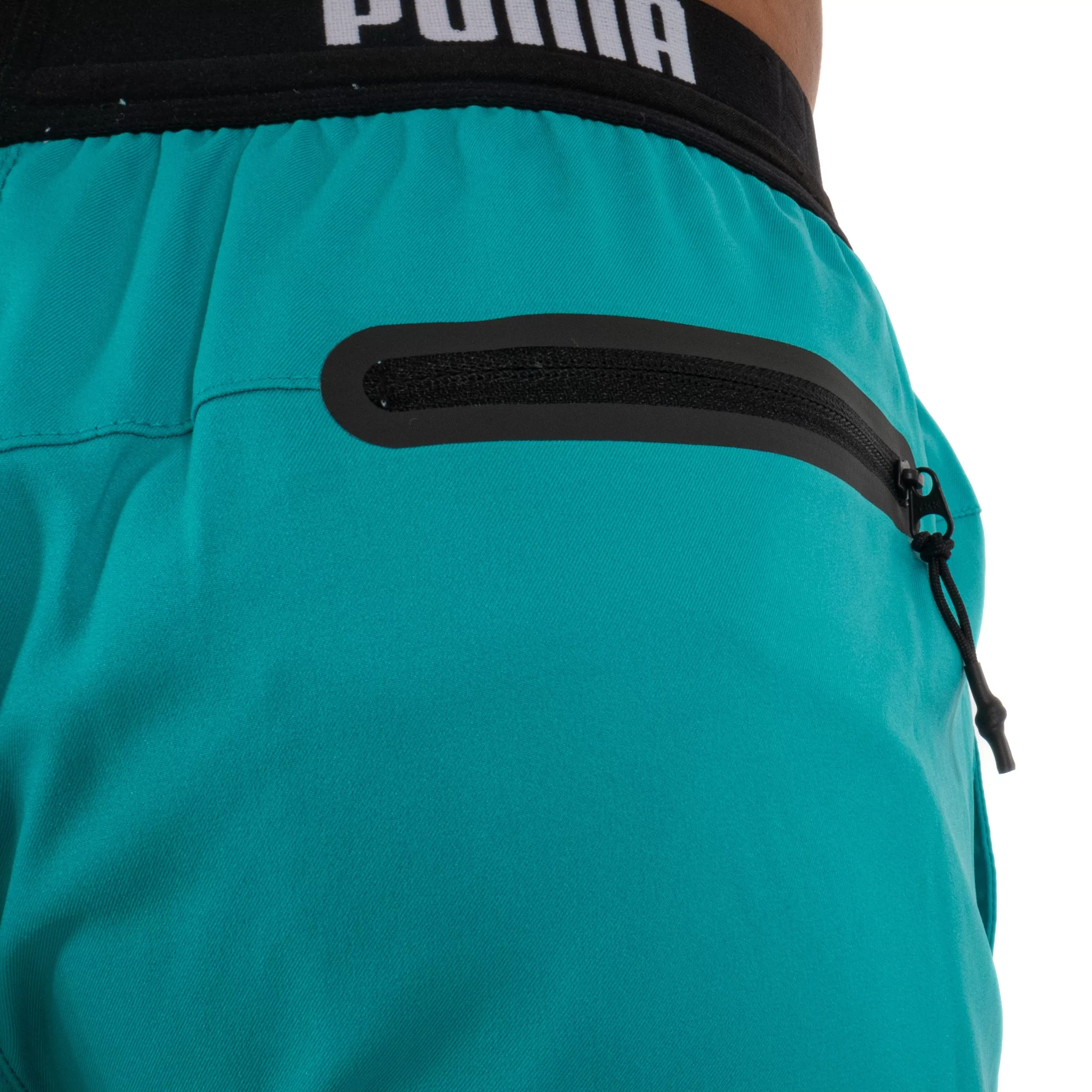Short de bain court PUMA Swim Logo - aqua - Puma : vente short de b...