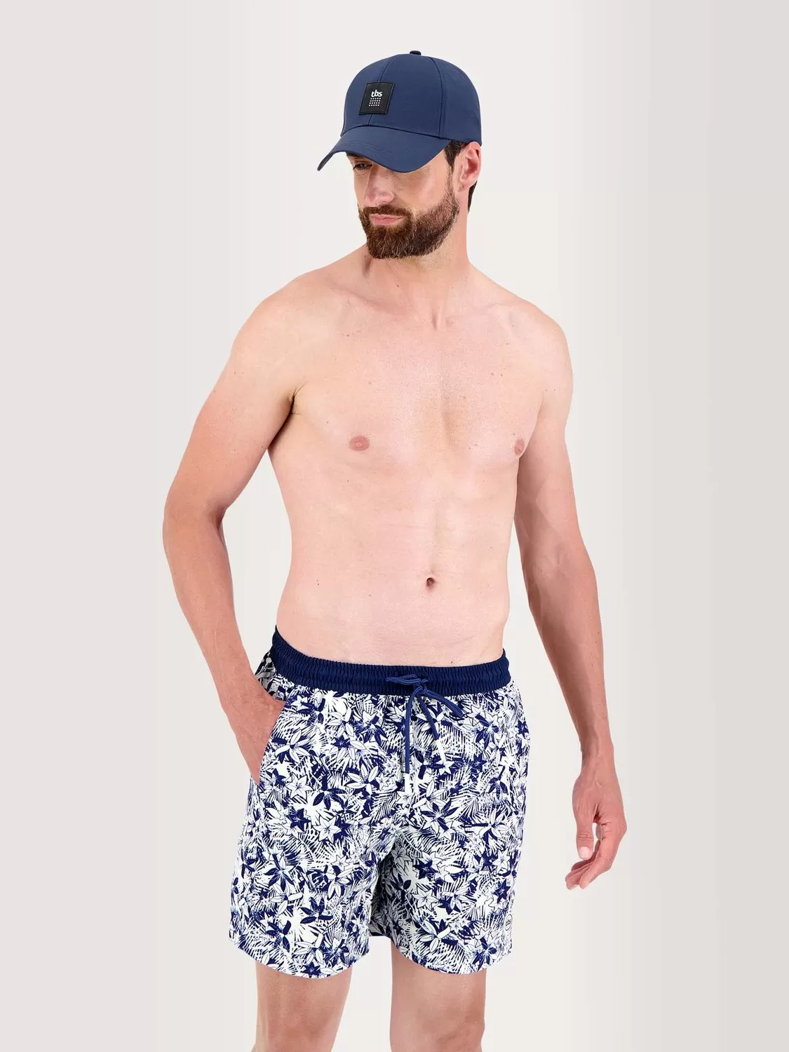 Short De Bain Homme Fabriqué en France Bleu tbs