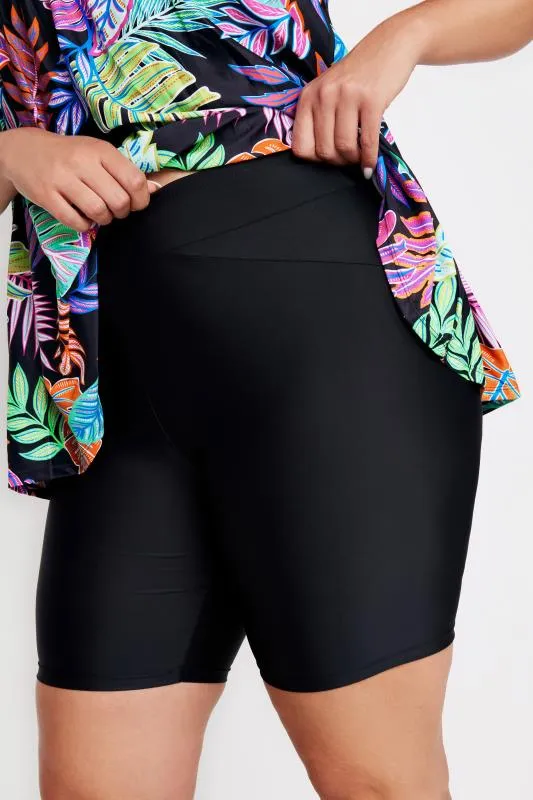 Short de Bain Noir Stretch