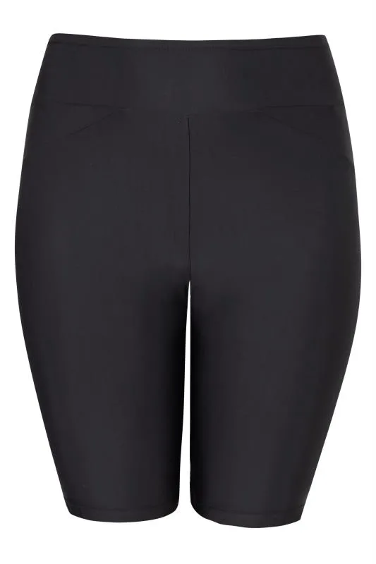 Short de Bain Noir Stretch
