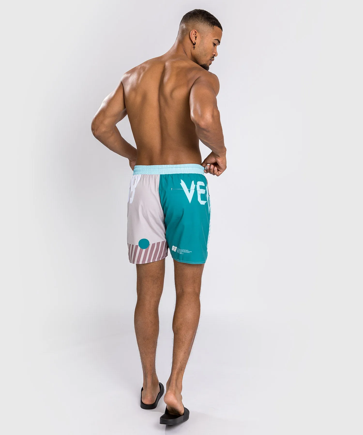 Short De Bain Venum Summer 88 - Clearwater/Bleu Mosaïque