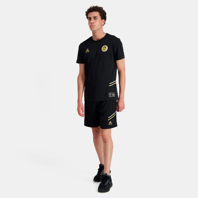 Short de foot homme Le Coq Sportif JO Paris 2024 - Noir - 2410325