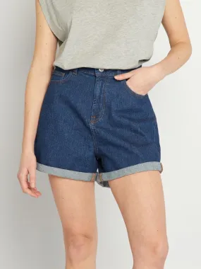 Short en jean - Bleu