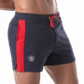 Short Football Tof Paris - Bleu Marine - TOF Paris : vente short ho...