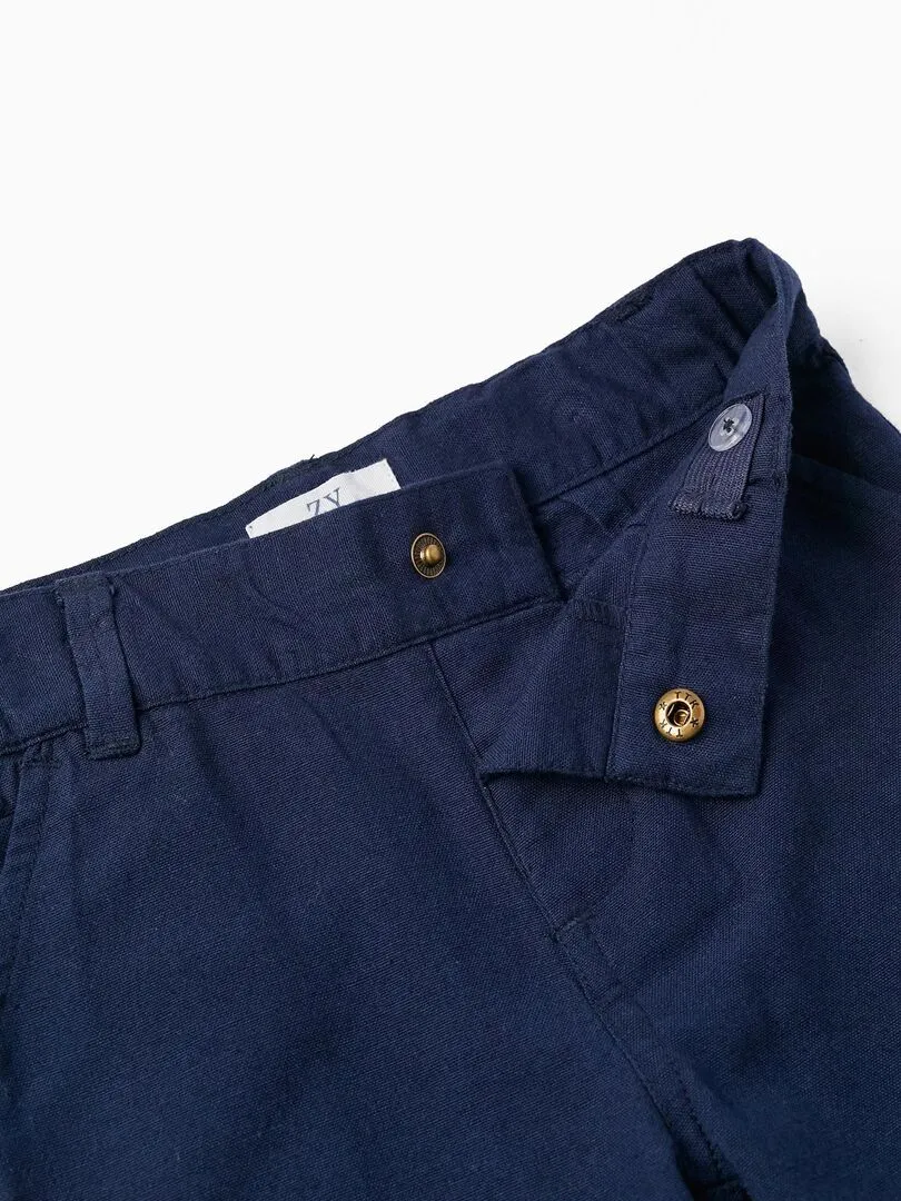 Shorts Chino pour Bébé Garçon  LETS PARTY - Bleu foncé
