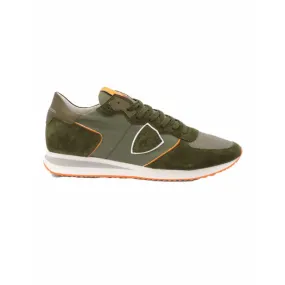 Sneakers TRPX Vertes Et Oranges - Philippe Model pour homme