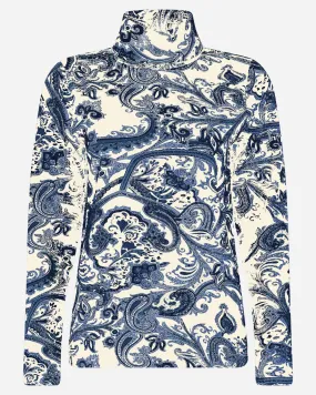 Sous-pull imprimé bleu
