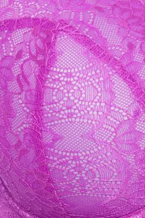 Soutien-Gorge Lavande Dentelle Style Plongeant