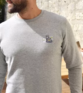 Sweat Brodé - Coton Bio - Pastis Bob