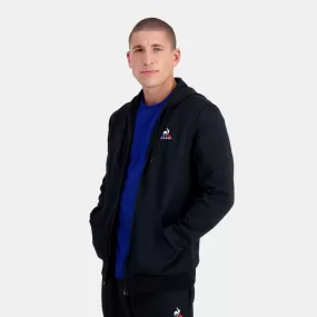 Sweat capuche zippé homme Le Coq Sportif Essentiels - Noir - 2310564