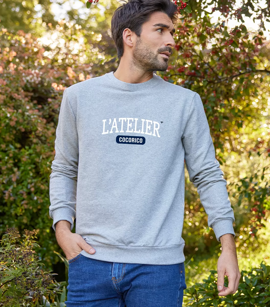 Sweat Homme Gris - L'Atelier