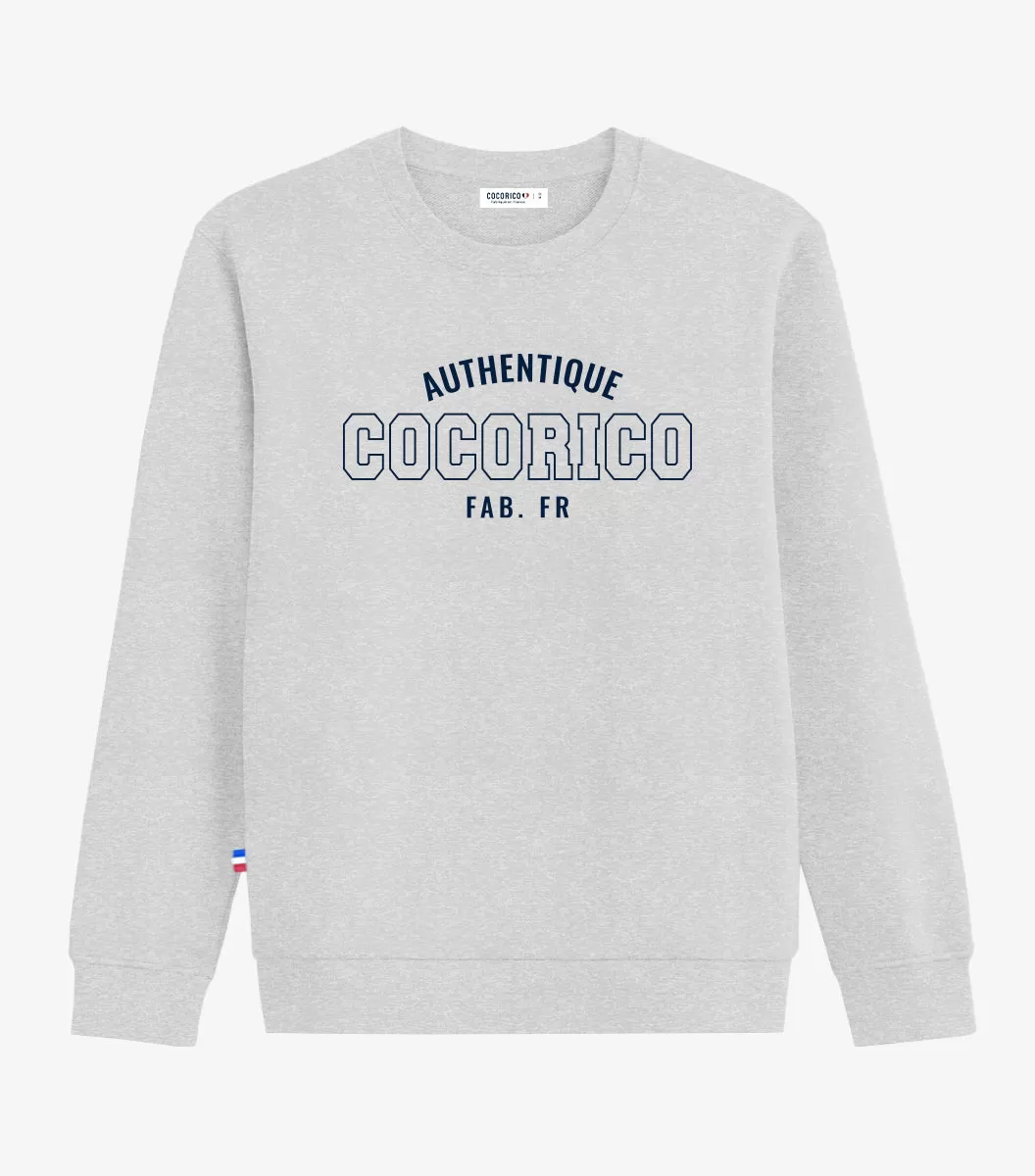 Sweat Homme Gris - L'Authentique