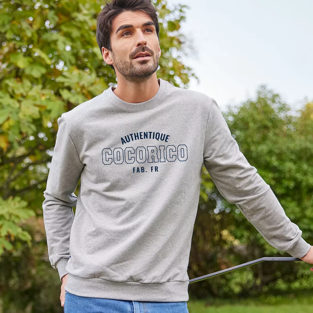 Sweat Homme Gris - L'Authentique