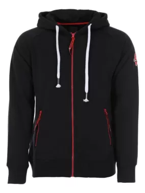 Sweat zippé à capuche homme CAUVY - DEGRE CELSIUS - Noir Noir
