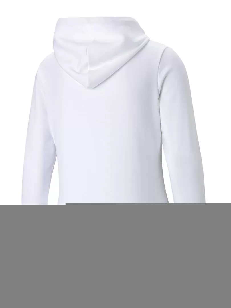 Sweat à Capuche Puma Logo - Blanc