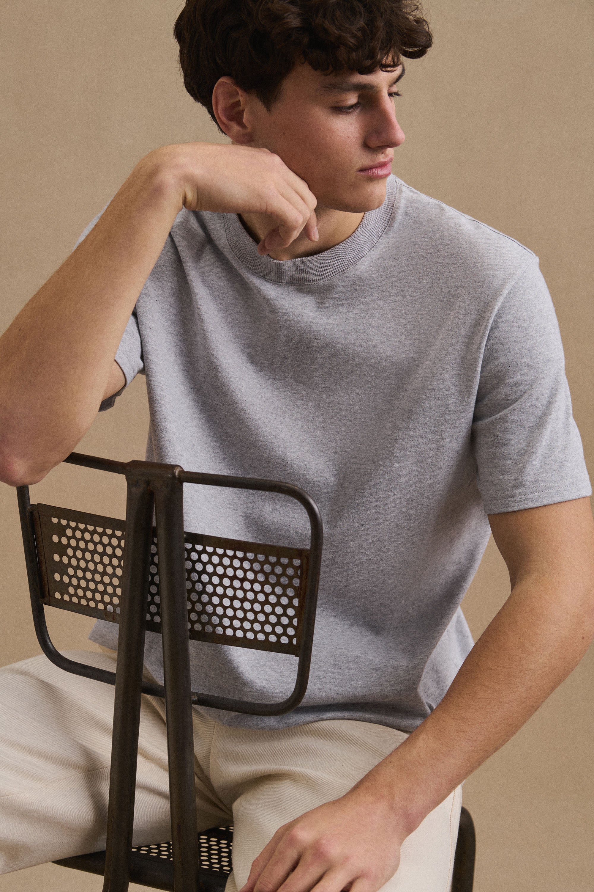 T-shirt Andy gris