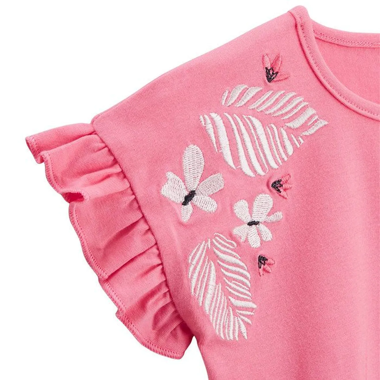 T-shirt enfant Caraïbes rose - Petit Beguin