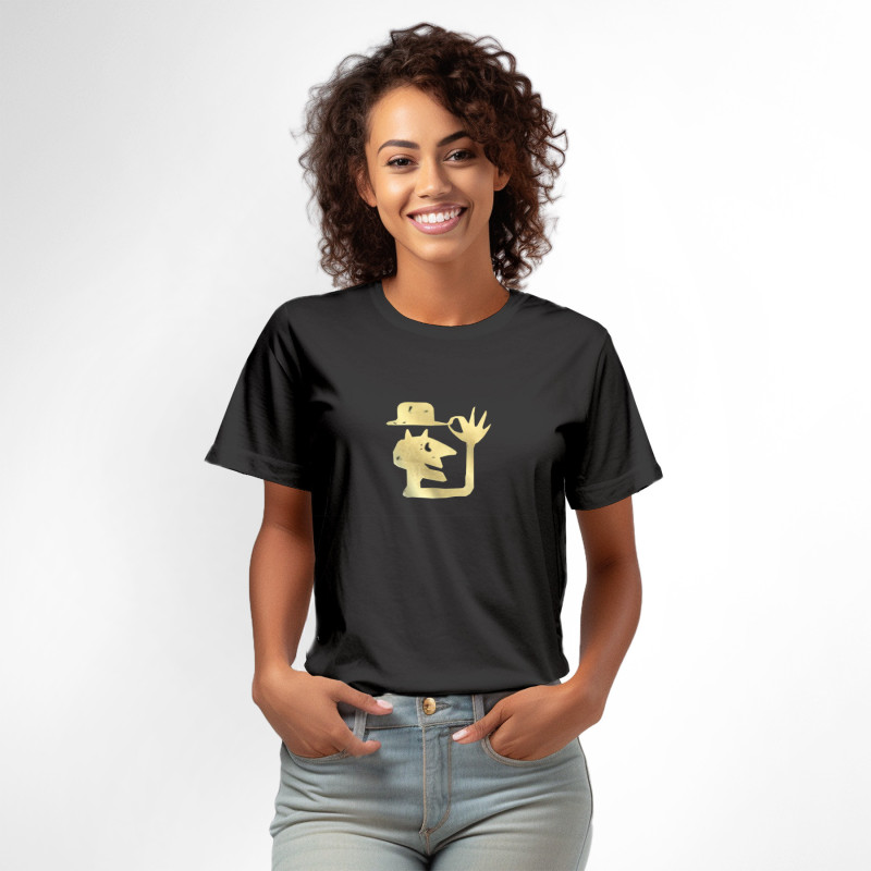 T-shirt Femme Diable Doré Basic- Pardon!