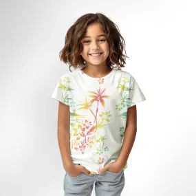 T-Shirt Fille Paradise Multicolor