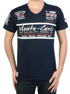 T-Shirt Geographical Norway Jasmin SS Men 100 Navy - Bleu