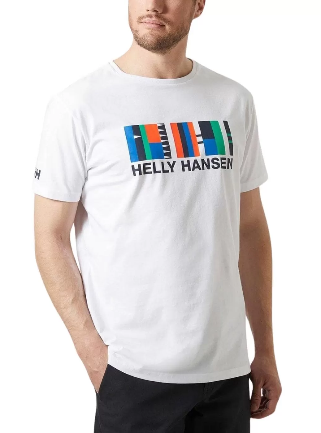 T-shirt Helly Hansen Shoreline Blanc Pour Homme