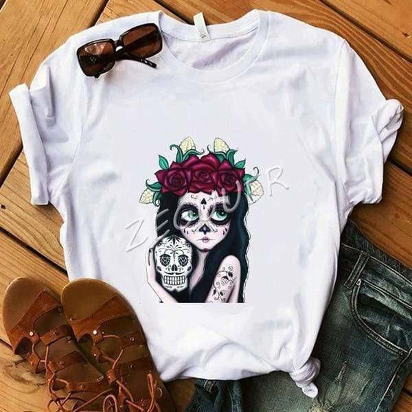 T-shirt jour des mort mexicain