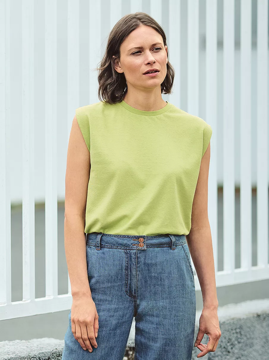 T-shirt manches courtes ample "891" - chanvre et coton bio