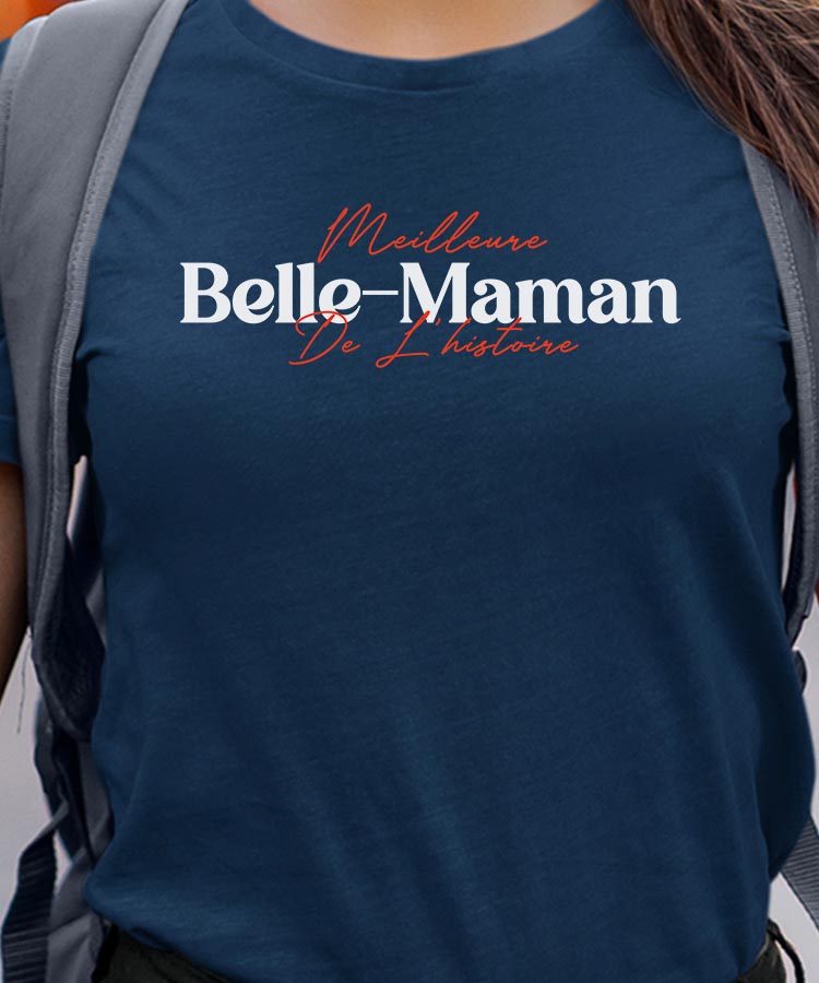 T-Shirt Meilleure Belle-Maman de l'histoire Pour femme