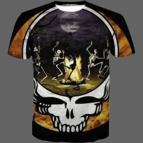 T-shirt squelettes dansants