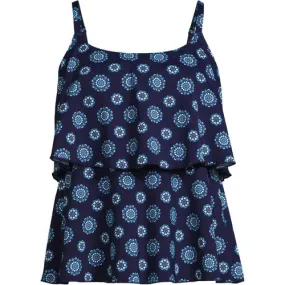 Tankini à Volants Résistant au Chlore, Femme Stature Standard