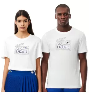 Tee-shirt unisexe Lacoste Roland Garros Ultra Dry respirant 2024