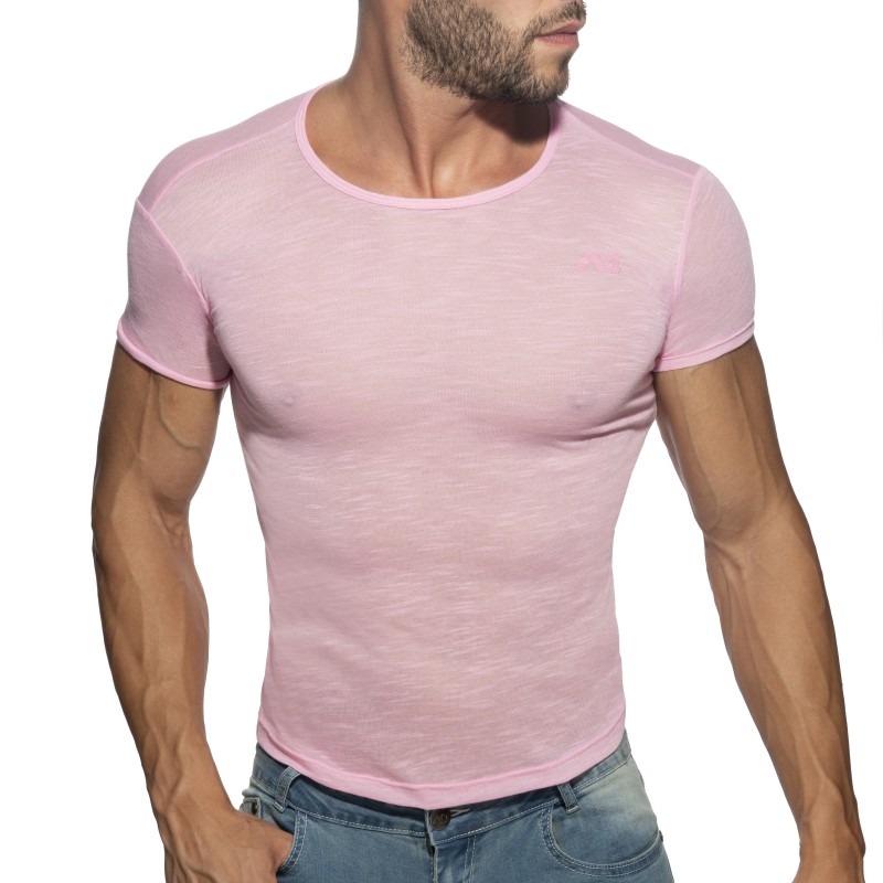Thin flame t-shirt - rose - ADDICTED : vente T-shirt manches courte...