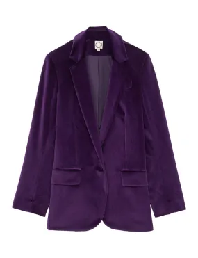 Veste Bruna violet en velours
