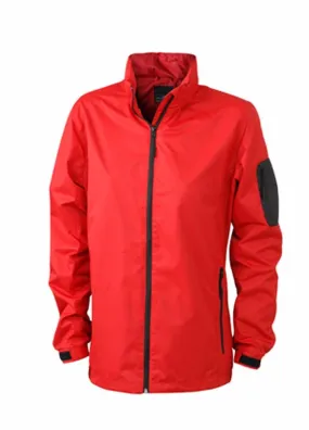 Veste coupe-vent - Femme - JN1040 - rouge et noir 