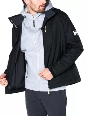 Veste Helly Hansen Crew Midlayer Hooded Noir